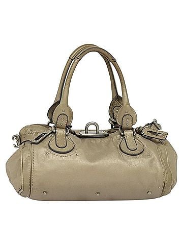 Chloé Paddington Beige Leather Handbag (view 1)