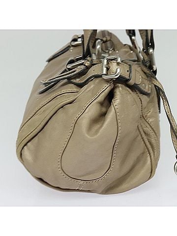 Chloé Paddington Beige Leather Handbag (view 2)