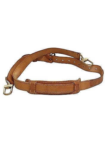 Louis Vuitton Shoulder Strap Beige Leather Bag Jewelry (view 2)
