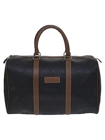 Dior Honeycomb Black Canvas Travel Bag (view 1)