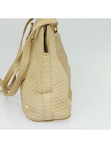 Bally Beige Leather Shoulder Bag (view 2)