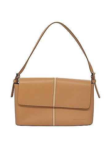 Burberry Beige Leather Shoulder Bag (view 1)