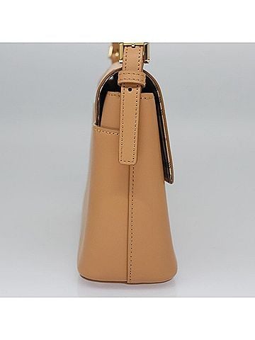 Burberry Beige Leather Shoulder Bag (view 2)