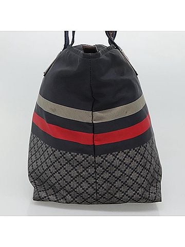 Gucci Diamante Navy Synthetic Tote Bag (view 2)