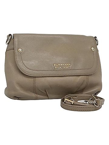 Burberry Beige Leather Shoulder Bag (view 1)