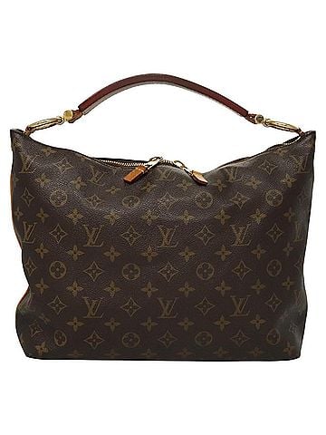 Louis Vuitton Sully Brown Canvas Handbag (view 1)