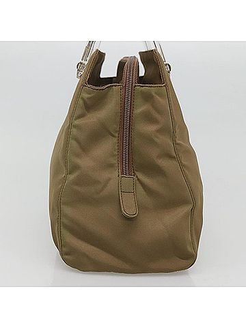 Prada Tessuto Khaki Nylon Tote Bag (view 2)