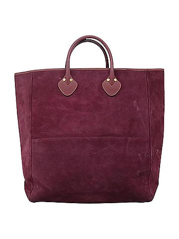 Gucci Purple Suede Tote Bag (view 1)
