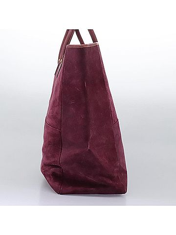 Gucci Purple Suede Tote Bag (view 2)