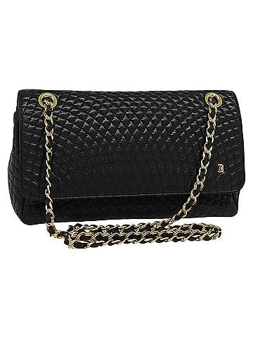 Bally Black Leather Shoulder Bag (view 1)