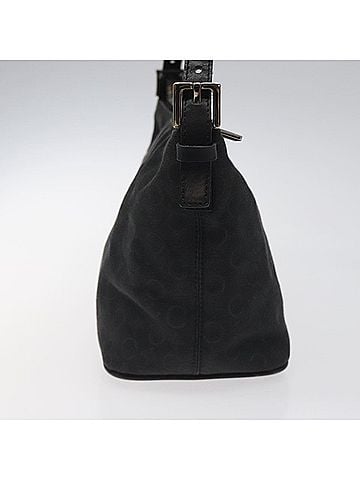 Céline Ava Black Canvas Clutch Bag (view 2)