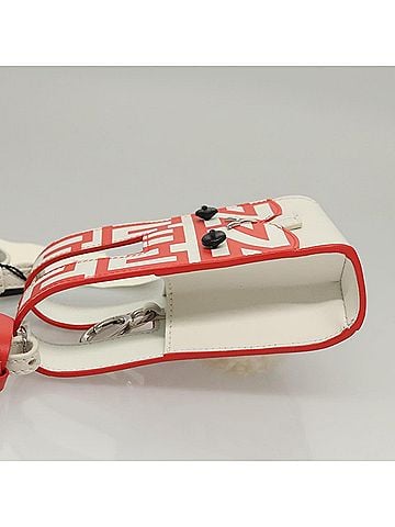 Fendi White Leather Shoulder Bag (view 2)