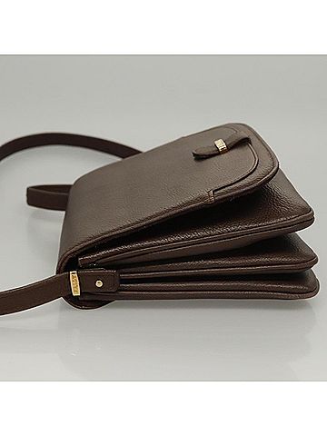 Bally Brown Leather Shoulder Bag (view 2)