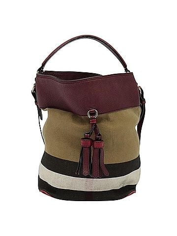 Burberry Ashby Beige Canvas Handbag (view 1)
