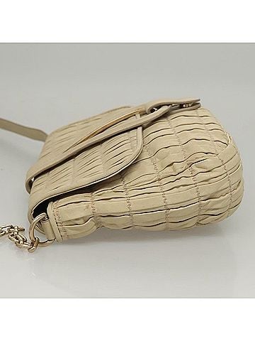 Bally White Leather Shoulder Bag (view 2)