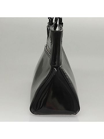 Cartier Marcello Black Patent Leather Tote Bag (view 2)