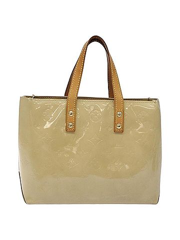 Louis Vuitton Reade Beige Patent Leather Handbag (view 1)