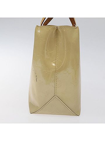 Louis Vuitton Reade Beige Patent Leather Handbag (view 2)