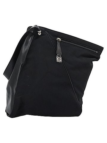 Loewe Puzzle Black Nylon Shoulder Bag (view 1)