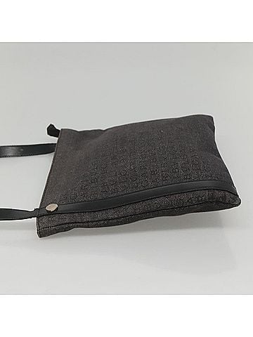 Bvlgari Logo Mania Grey Canvas Shoulder Bag (view 2)