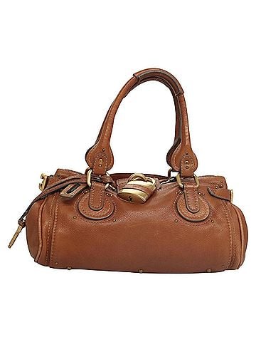 Chloé Paddington Brown Leather Tote Bag (view 1)