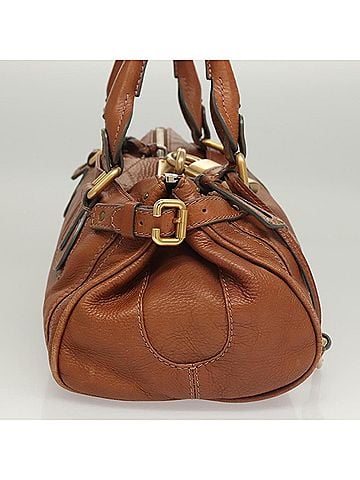 Chloé Paddington Brown Leather Tote Bag (view 2)