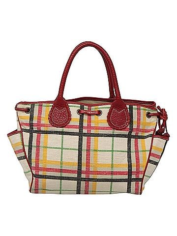 Burberry House Check Beige Canvas Tote Bag (view 1)