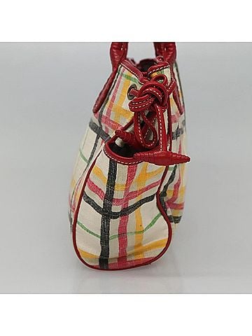 Burberry House Check Beige Canvas Tote Bag (view 2)