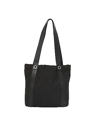 Bvlgari Logo Mania Black Nylon Shoulder Bag (view 1)