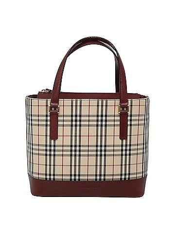 Burberry Nova Check Beige Canvas Tote Bag (view 1)