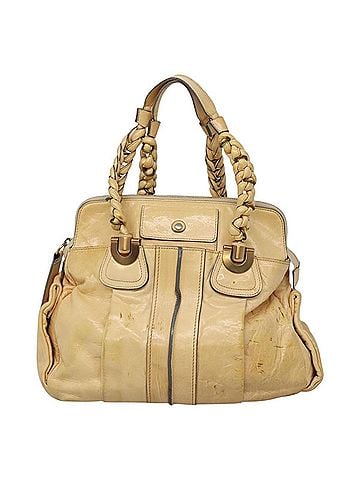 Chloé Heloise Beige Leather Shoulder Bag (view 1)