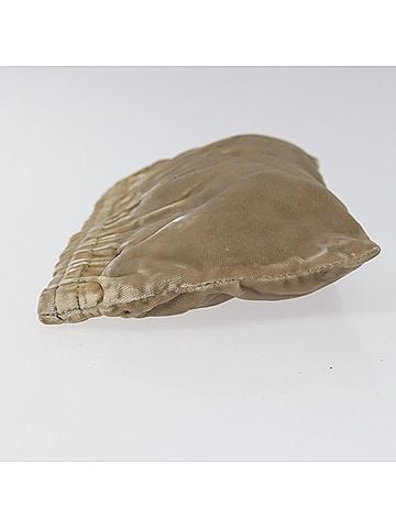Prada Beige Velvet Clutch Bag (view 2)
