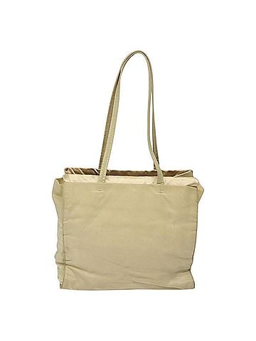Prada Shopping Beige Synthetic Tote Bag (view 1)