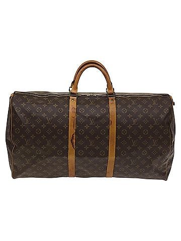 Louis Vuitton Keepall 60 Brown Canvas Travel Bag (view 1)