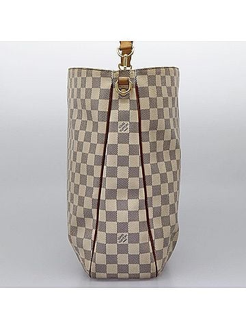 Louis Vuitton Soffi White Canvas Shoulder Bag (view 2)