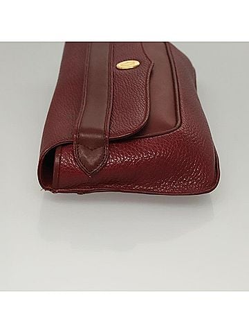 Cartier Must De  Burgundy Leather Clutch Bag (view 2)