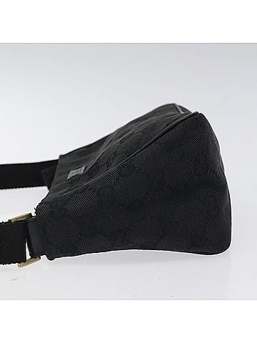 Gucci Gg Canvas Black Canvas Clutch Bag (view 2)
