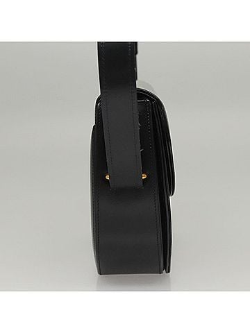 Cartier Sapphire Line Navy Leather Shoulder Bag (view 2)
