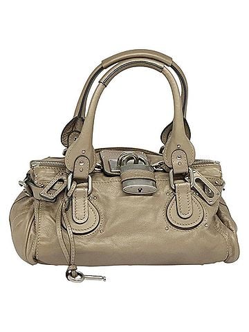Chloé Paddington Beige Leather Handbag (view 1)