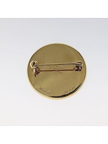 Louis Vuitton Gold Gold Plated Brooch Jewelry (view 2)