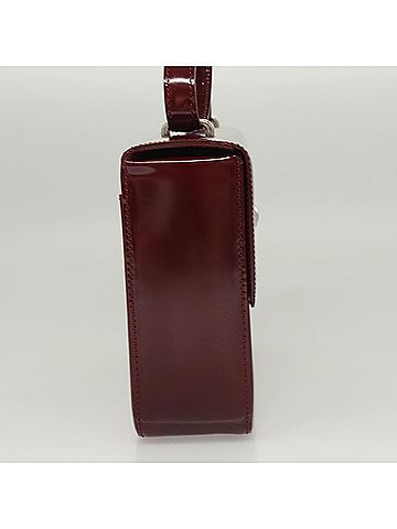 Cartier Panthère Burgundy Leather Shoulder Bag (view 2)