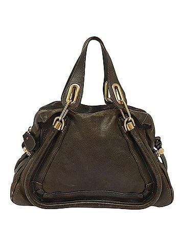 Chloé Paraty Brown Leather Handbag (view 1)