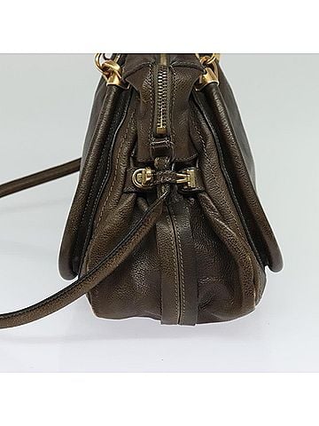 Chloé Paraty Brown Leather Handbag (view 2)