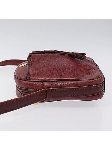 Cartier Must De  Burgundy Leather Shoulder Bag (view 2)