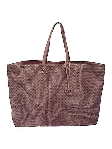 Bottega Veneta Intrecciato Pink Nylon Tote Bag (view 1)