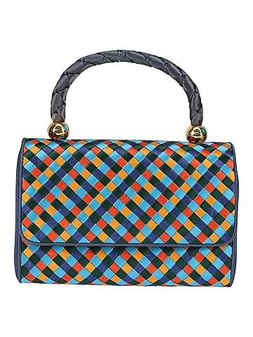 Bottega Veneta Multicolour Silk Handbag (view 1)