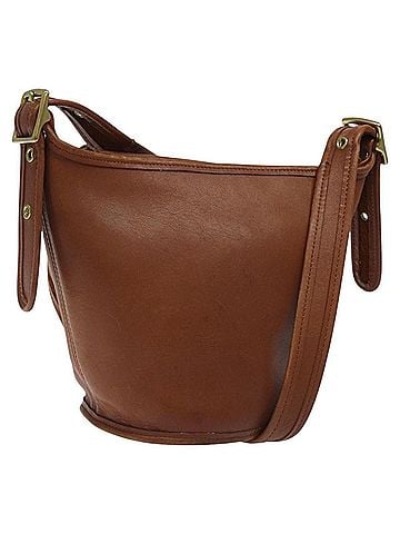 Coach Brown Leather Shoulder Bag (view 1)