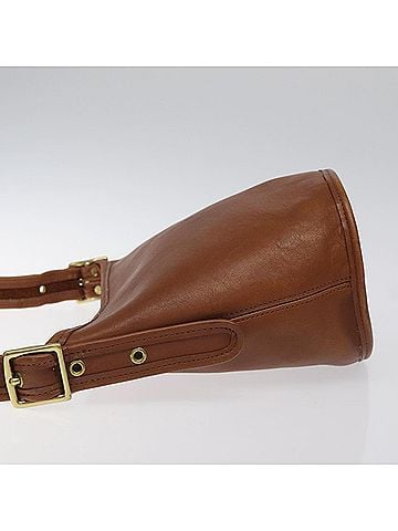 Coach Brown Leather Shoulder Bag (view 2)