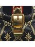 Gucci 100% Leather Solid Blue Sylvie Navy Leather Handbag One size - photo 9