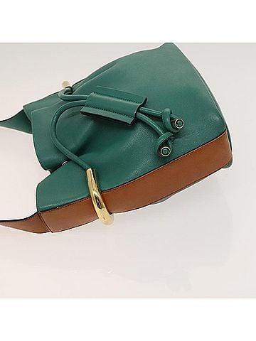 Chloé Emma Green Leather Shoulder Bag (view 2)